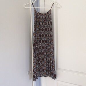 Patterned mini dress